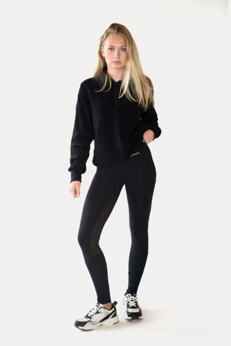 Pomme Millie Riding Leggings Bling, Black