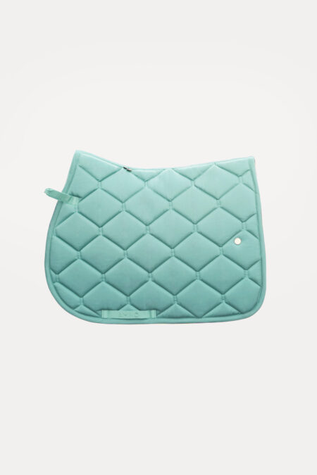 Amiko Jumping Saddle Pad, Teal Green