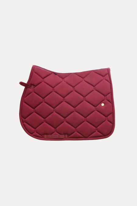 Amiko Jumping Saddle Pad, Wine