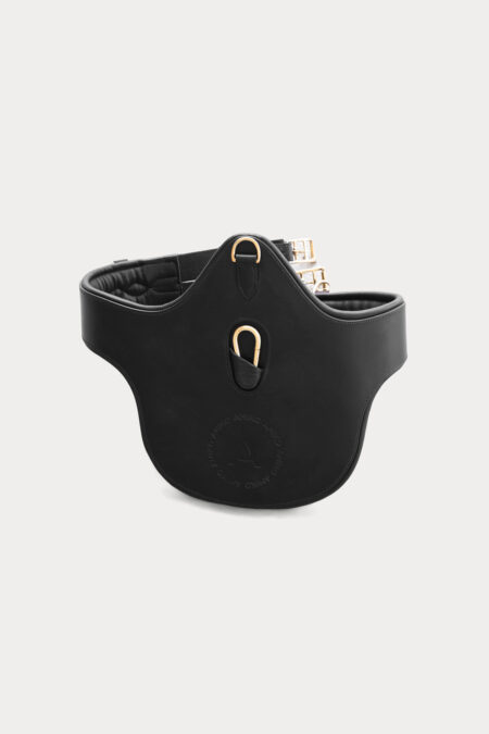 Amiko Guard Girth Leather, Black