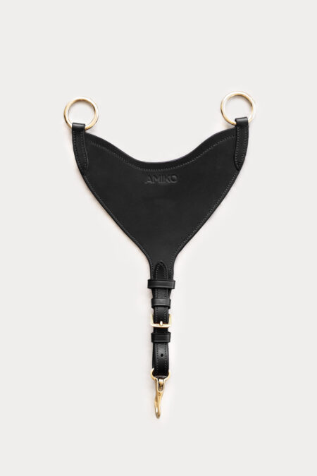 Amiko Bib Martingale Attachment Anti-bit, Black