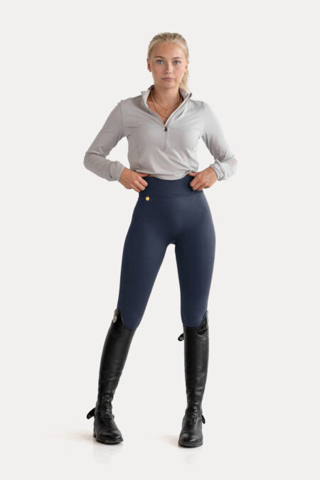 Pomme Wendy Riding Leggings, Navy Blazer