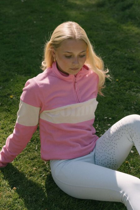 Pomme Alix Fleece, Bubblegum/Beige