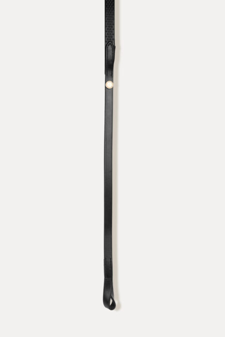 Amiko Rubber Reins Loop, Black