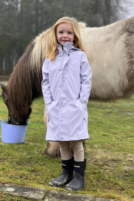 Rodeo Rookie Robyn Rain Jacket, Light Purple
