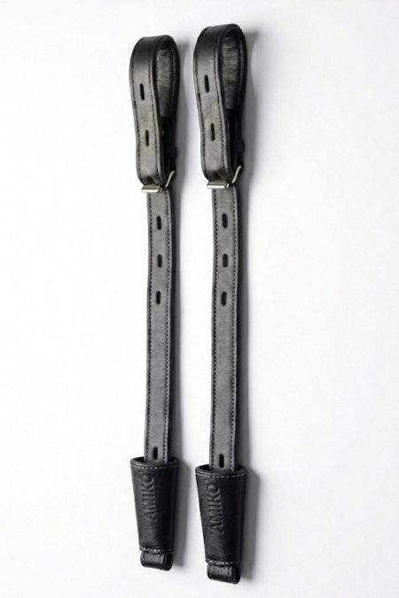 Amiko Stirrup Leather  Dressage, Black