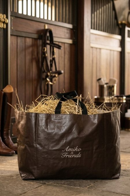 Amiko Hay Bag, Dark Brown