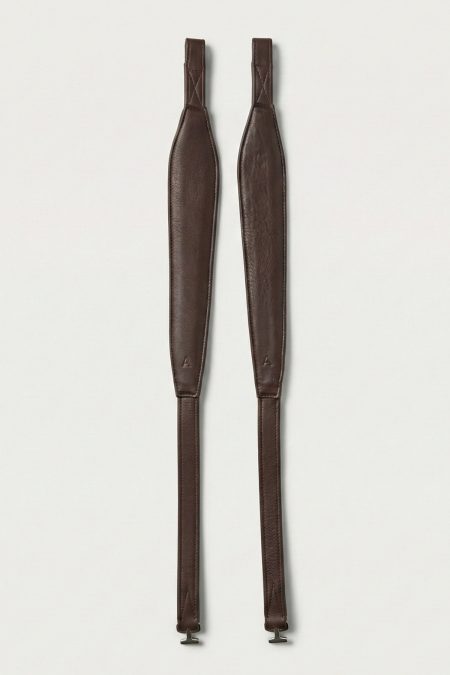 Amiko Stirrup Leather Jumping, Havana Brown