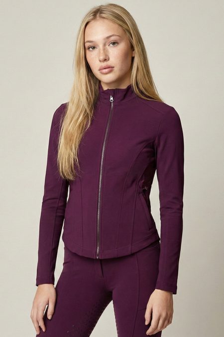 Yagya, Signature Riding Jacket, Burgundy