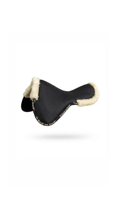 Back On Track, Impact Half pad with Fur, Black